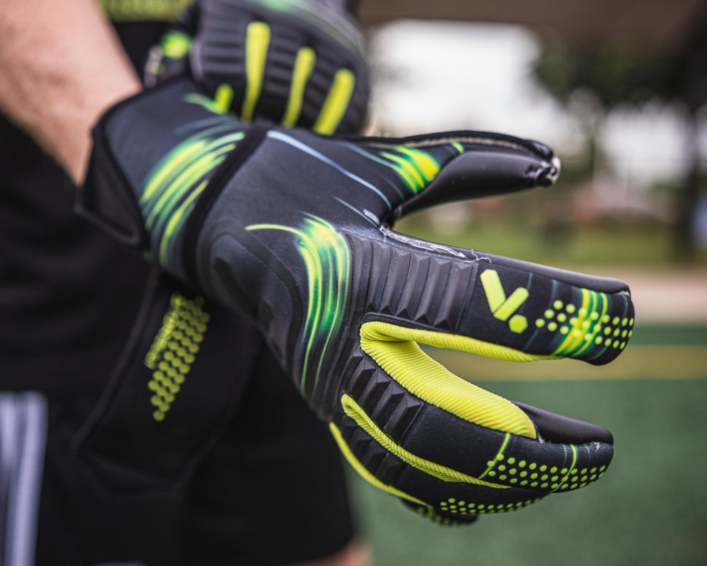 Matching Goalie Glove Cut With Hand Shape & Structure