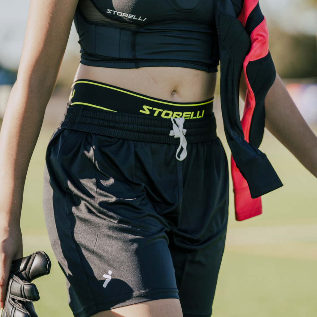 Storelli BodyShield Women's Sliding Shorts Black/White