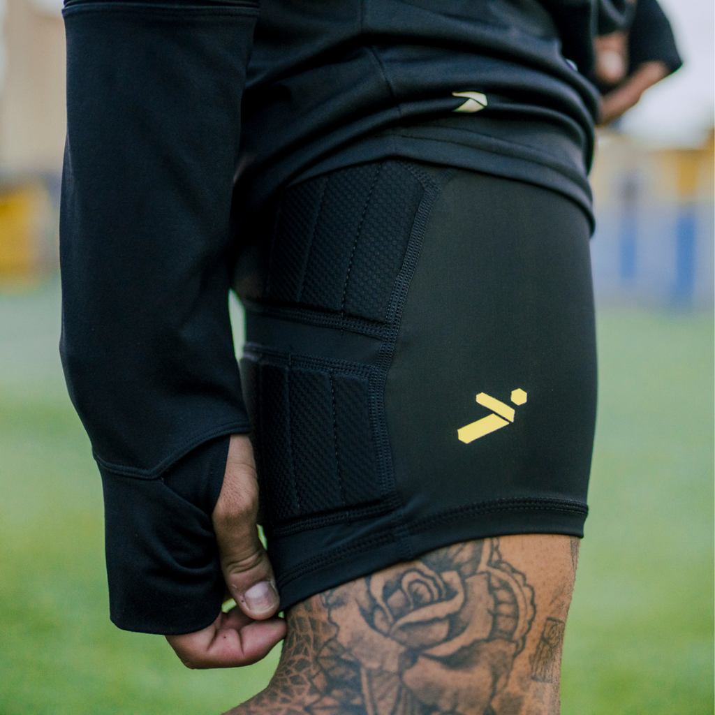 Padded Compression Shorts with Hip Protection