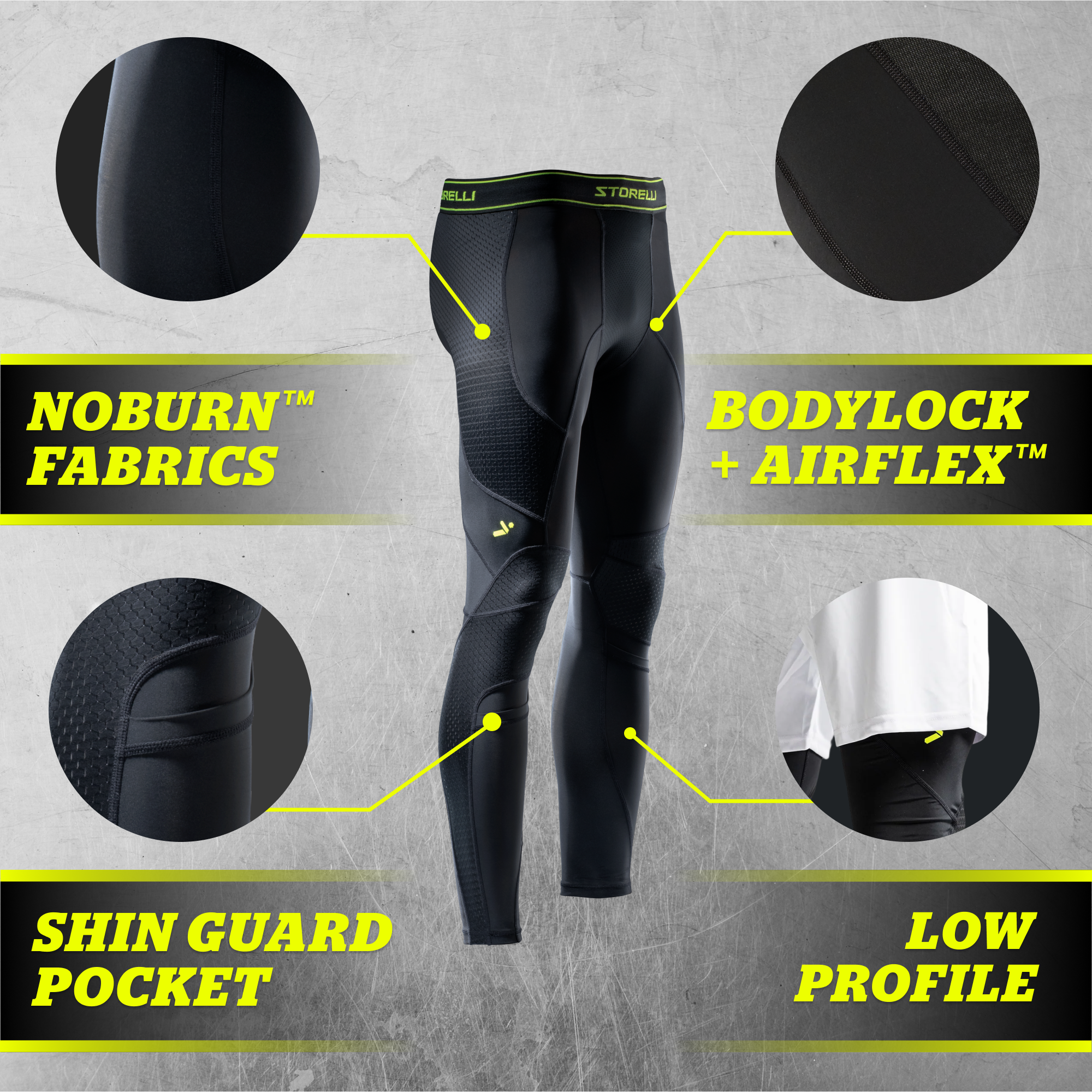 BodyShield NoBurn Turf Burn Leggings