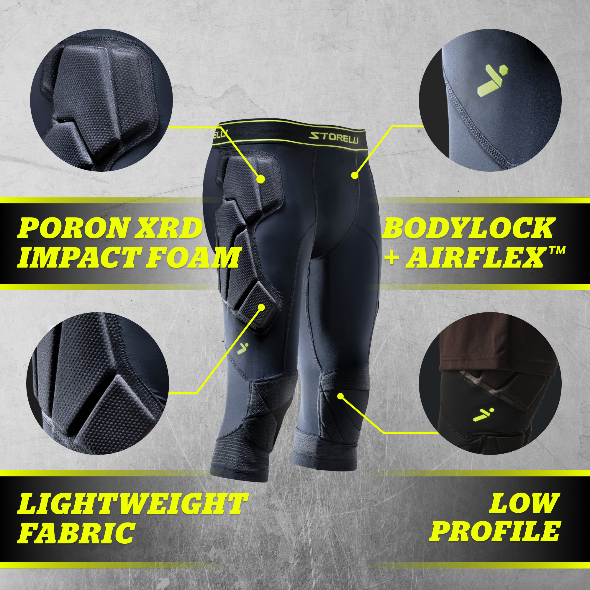 BodyShield GK 3/4 Leggings