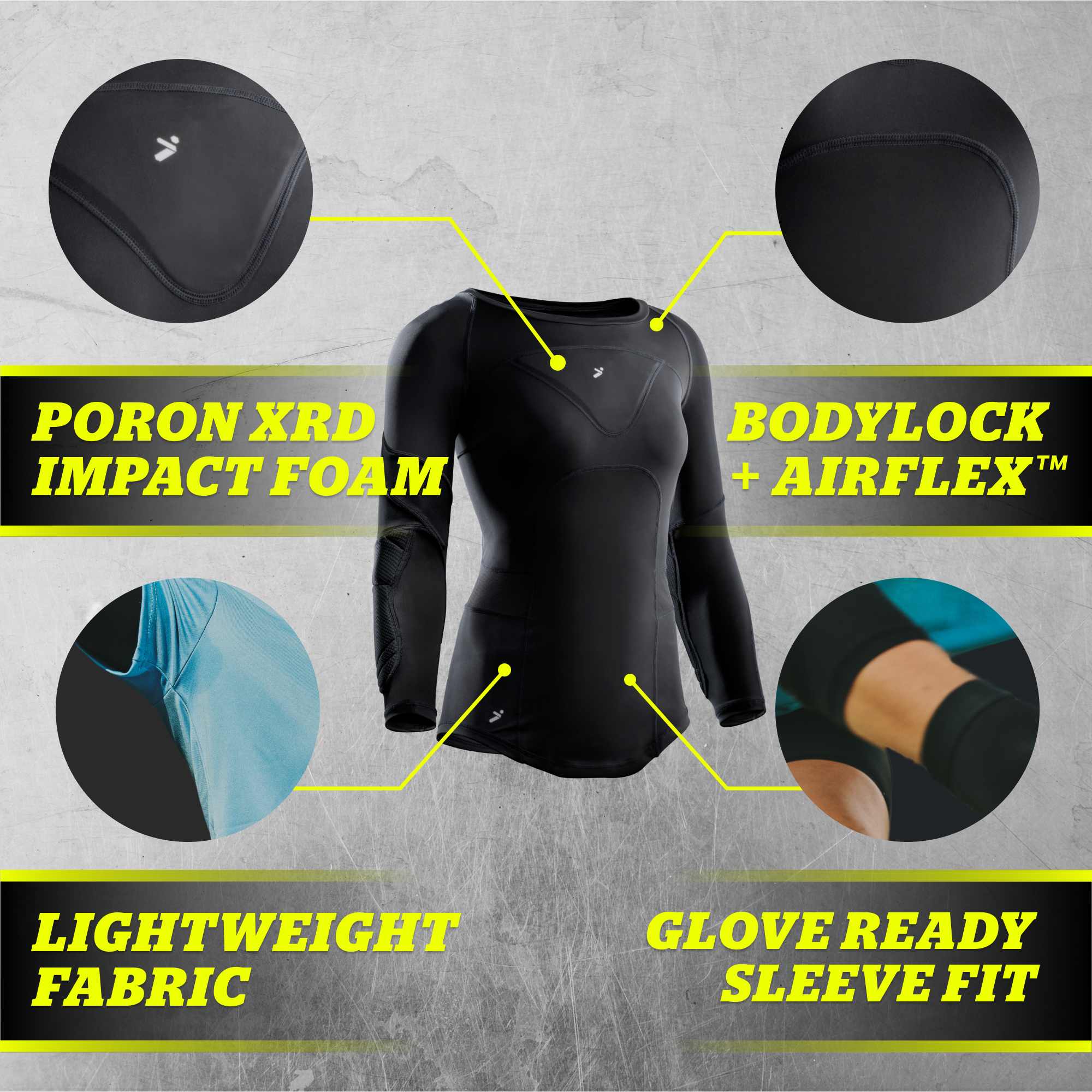 Women's BodyShield Goalkeeper 3/4 Undershirt