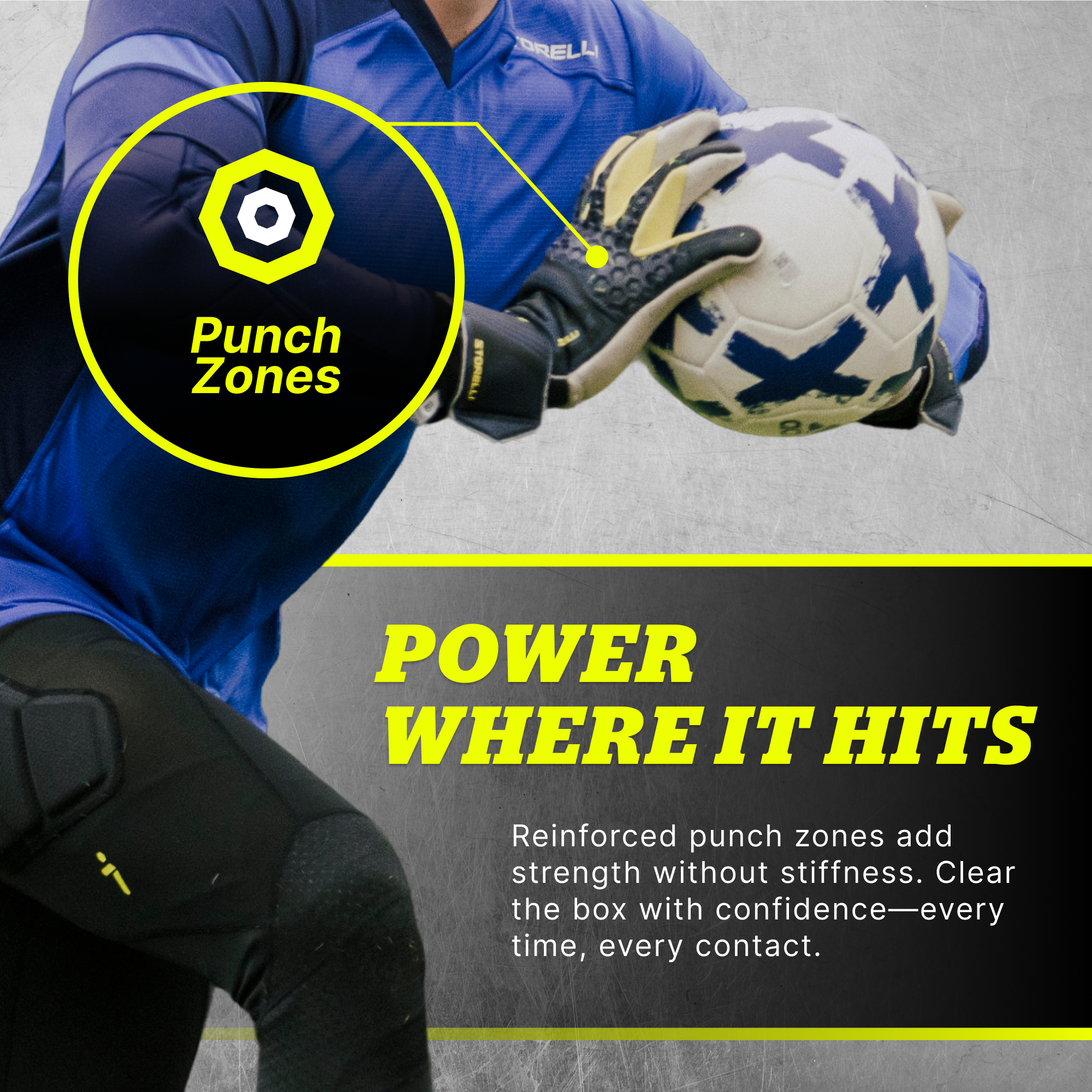 Storelli Silencer Threat Soccer Goalie Gloves