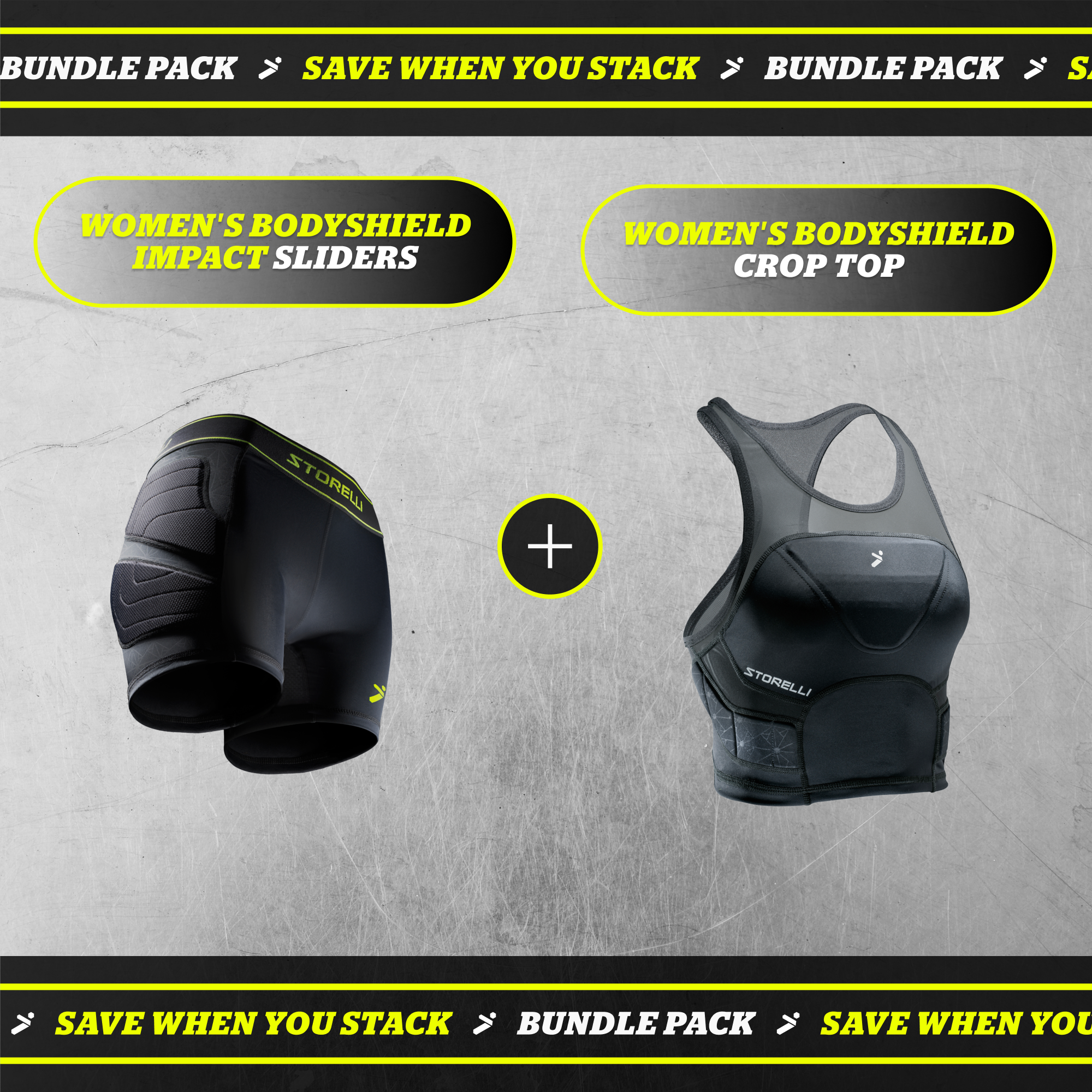 Women's BodyShield Impact Sliders