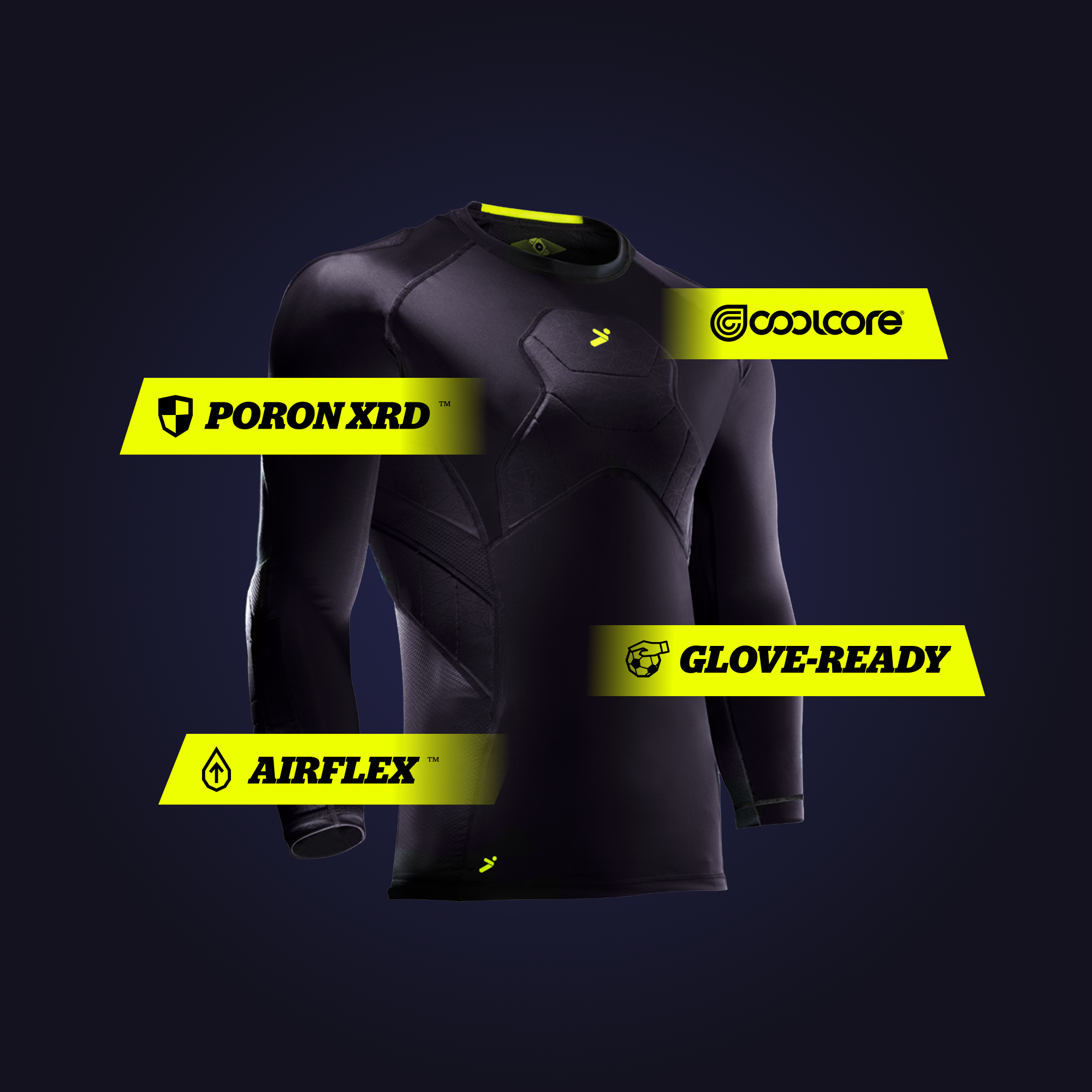Camiseta interior BodyShield GK 3/4
