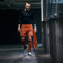 soccer compression leg protection sleeve shin guard pocket black